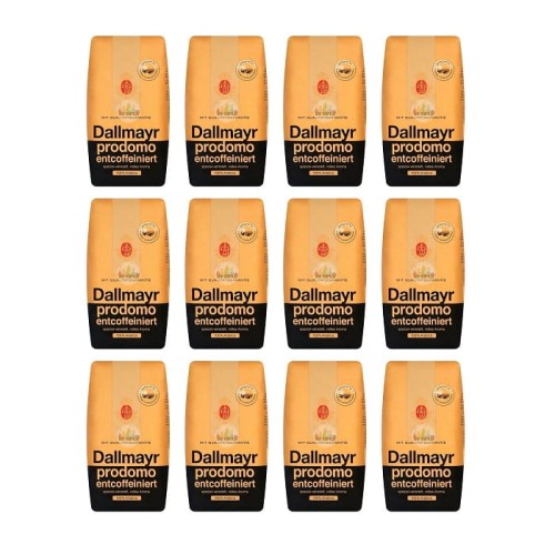12x Dallmayr Entcoffeiniert 500 g ziarnista