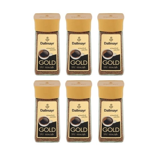6x Dallmayr Gold 200 g rozpuszczalna
