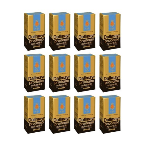 12x Dallmayr Prodomo Naturmild Kawa mielona 500g
