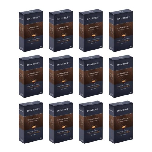 12x Davidoff Espresso 250 g mielona