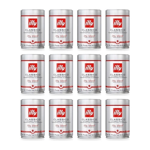 12x Illy Classico 250 g ziarnista puszka