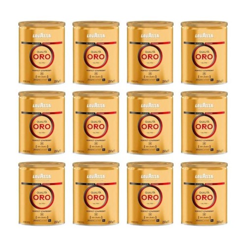 12x Lavazza Qualità Oro puszka 250g mielona