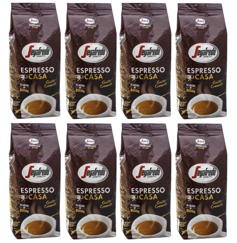 8x Segafredo Casa 1 kg ziarnista