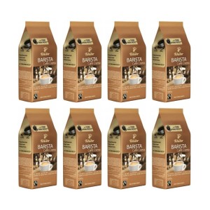 8x Tchibo Barista Crema 1kg whole bean